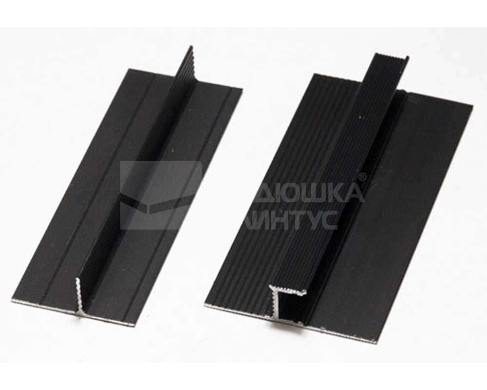 Алюминиевый теневой профиль Волшебная палочка Черный