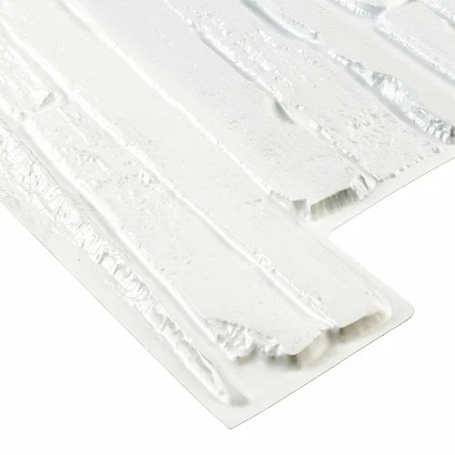 Панель ПВХ ГРЕЙС 980*500 10шт/уп Сланец Кварцит белый. Цена указана за 4,9 м²