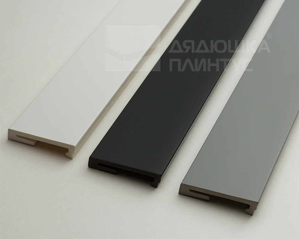 Плинтус напольный Salag Alpha 60*15*2400 мм Серый