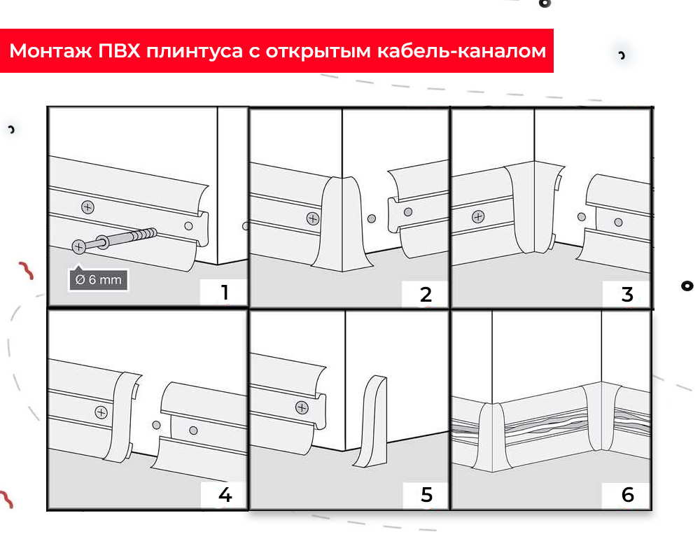 Плинтус ПВХ Идеал Классик 70мм 2,2м 218 Дуб европейский