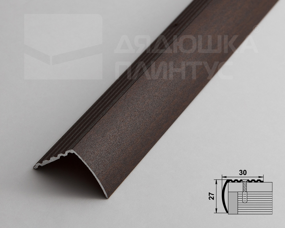 Порог угловой ПУ 04.900.094 Венге