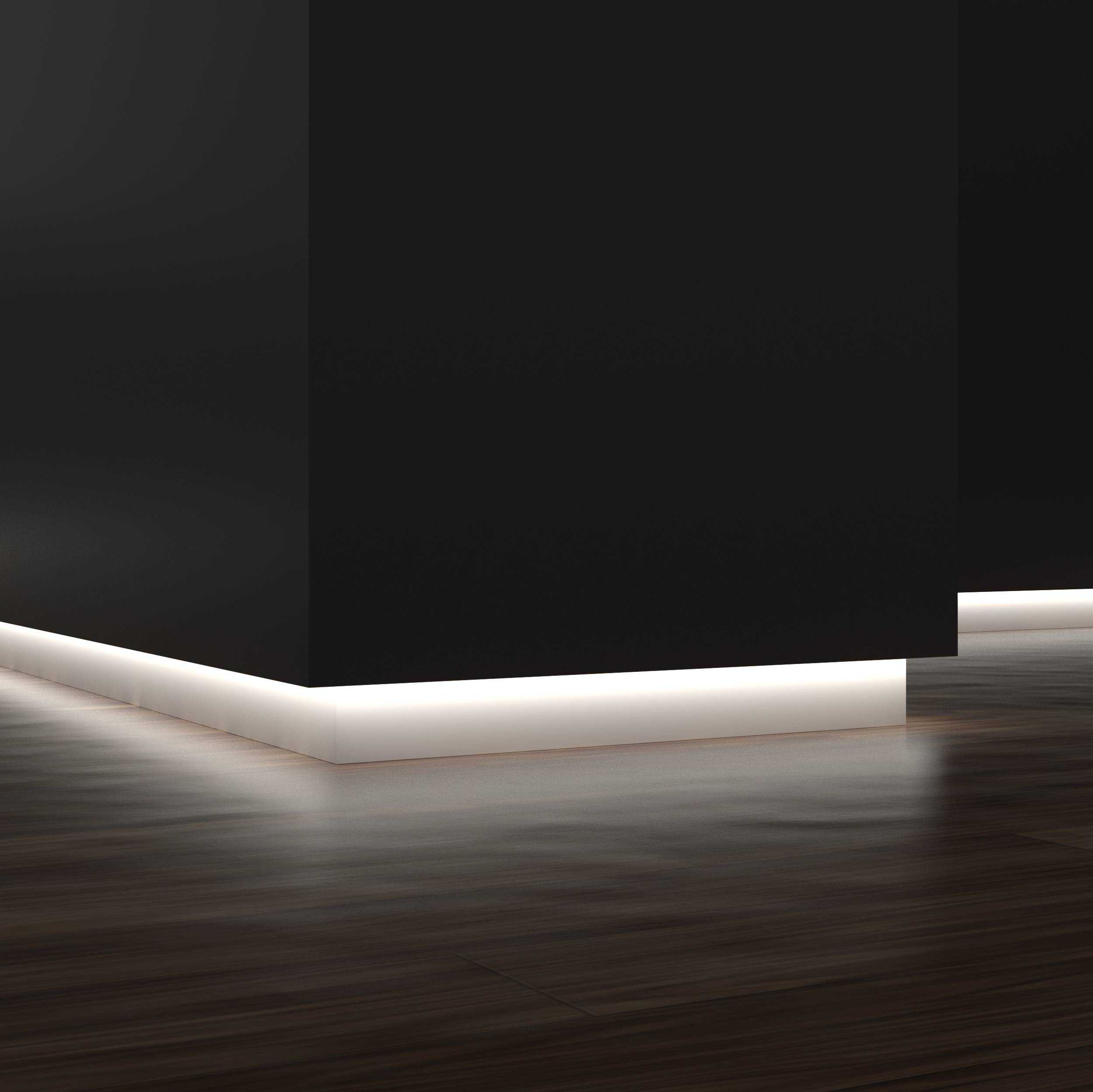 Алюминиевый теневой профиль Волшебная палочка Черный