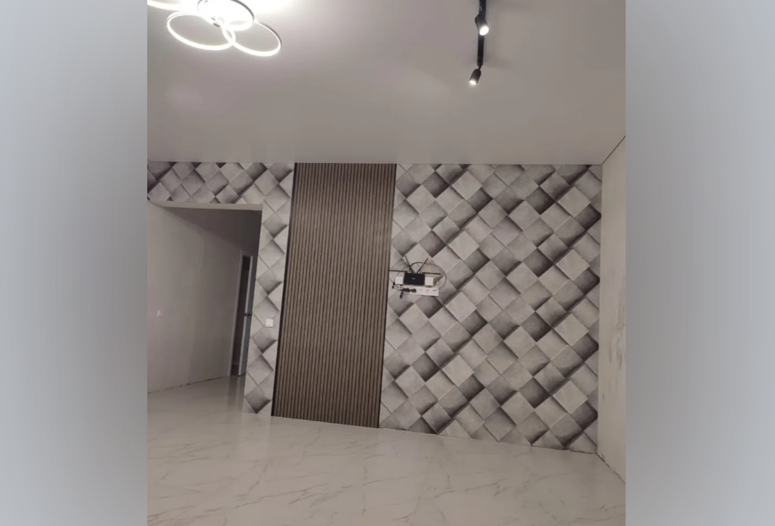 Панель вспененный полистирол ГРЕЙС 3D RAIL 120*2700 мм. Махагон