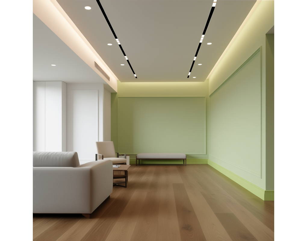 Плинтус из полистирола высокой плотности HI WOOD B136 136мм х 18мм х 2,0м.