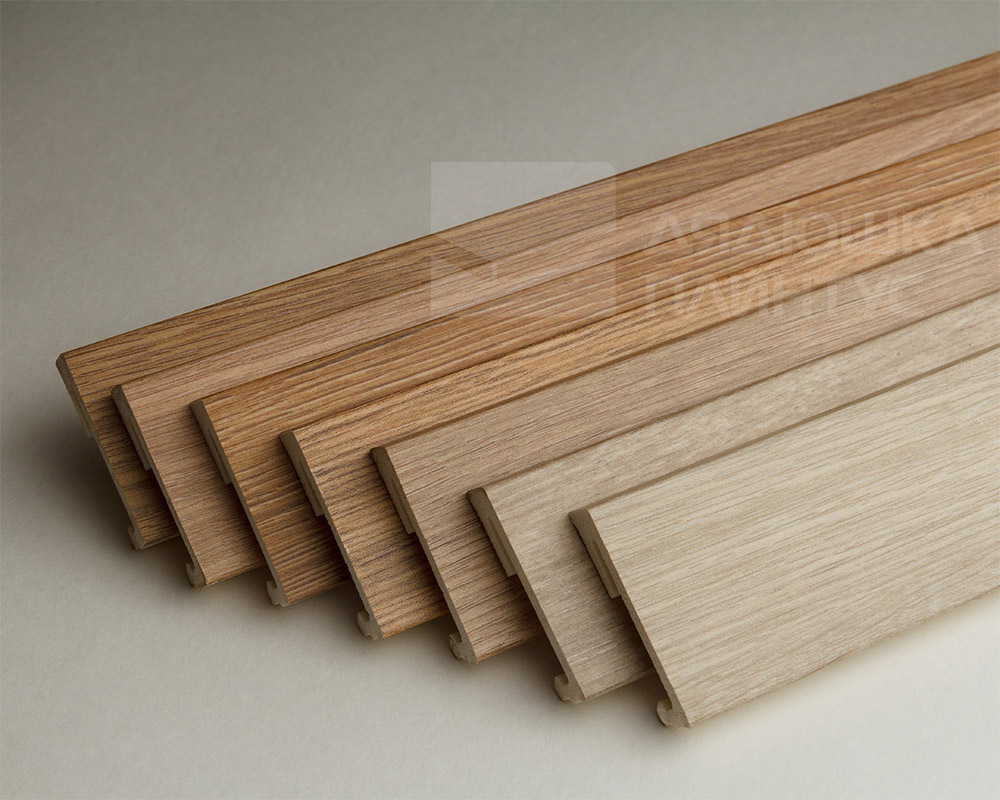 Плинтус напольный Salag Alpha 60*15*2200 мм AP6137 Дуб благородный