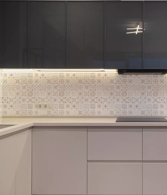 Панель ПВХ ГРЕЙС 973*492 10шт/уп Шестигранник Хмари. Цена указана за 4,8 м²