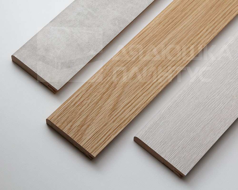 Плинтус МДФ Лука Пл 80МДФ.2700.Point line 24050 Дуб винтаж графит