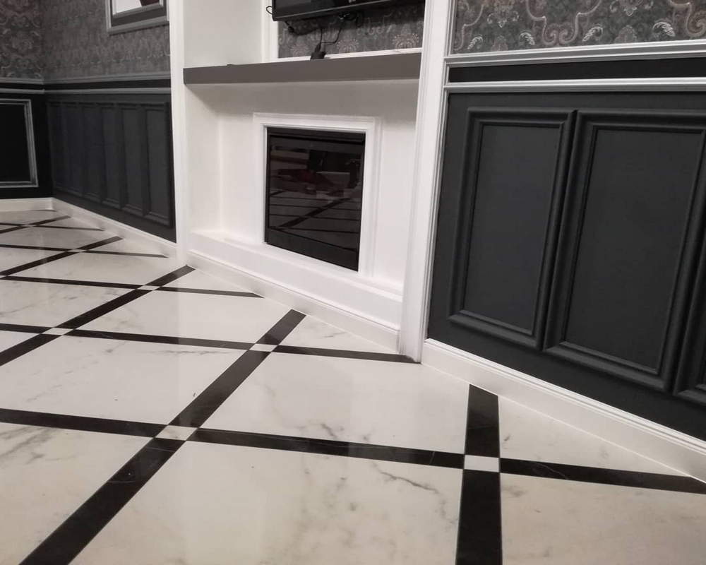 Плинтус ХДФ Dollken Cubu Hamburg Style 80мм х 2,5 м 5012 Белый