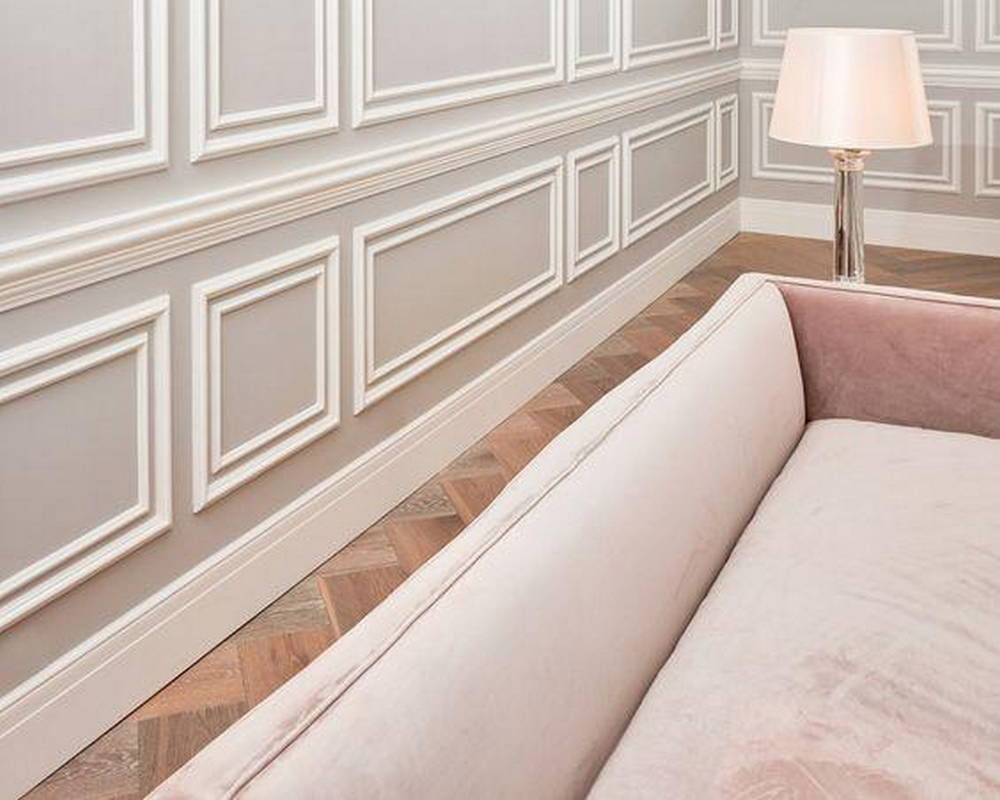 Плинтус из полистирола высокой плотности Волшебная Палочка 80*12*2000. MSPOL 102. Окраска включена в стоимость