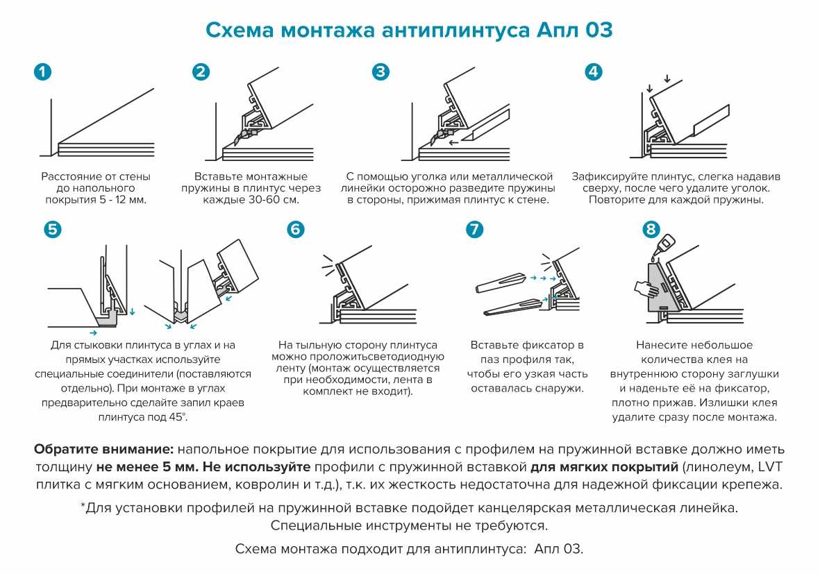 Антиплинтус алюминиевый под светодиодную ленту Апл 03.2700.001 Без покрытия