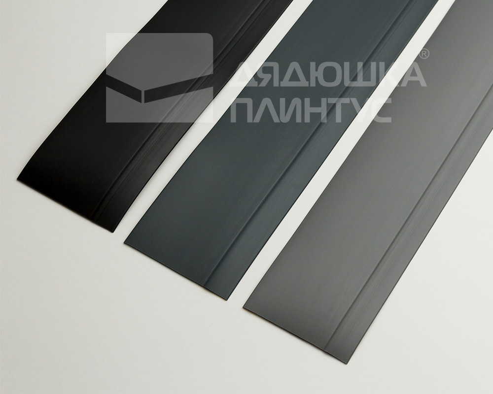 Плинтус эластичный ПВХ Dollken WL100 100мм х 15мм. 0110 Чёрный