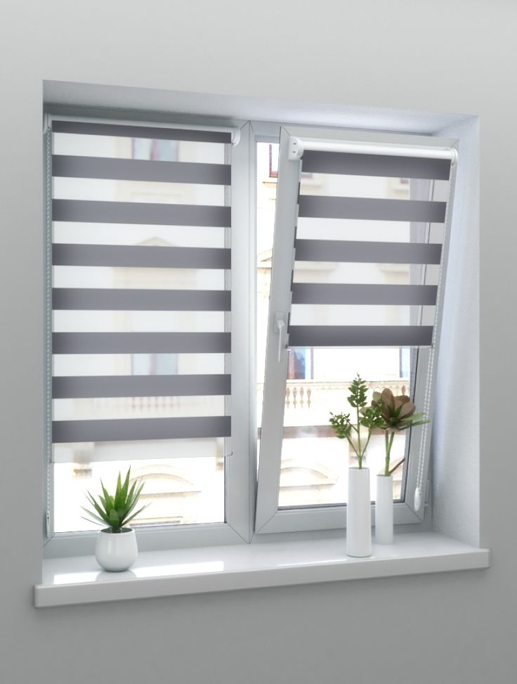 Роллета день/ночь КАНЗАС УЮТ 48*160 Светло-серый