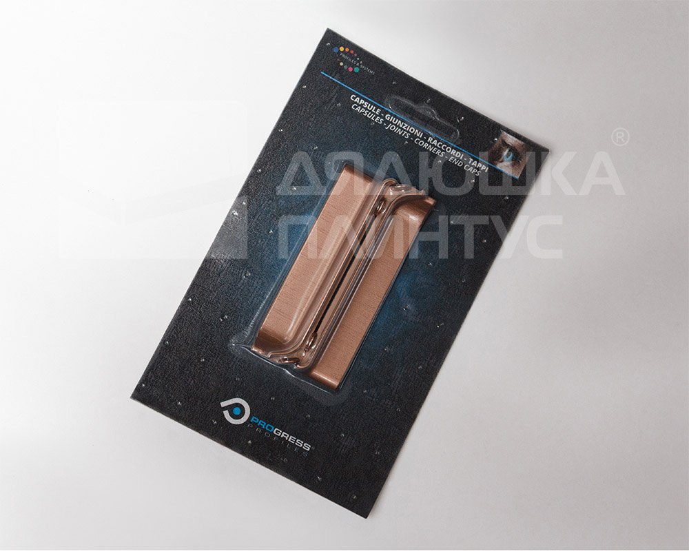 Угол внутренний для плинтуса Крац медь 80 мм RIZCTRS 80/2