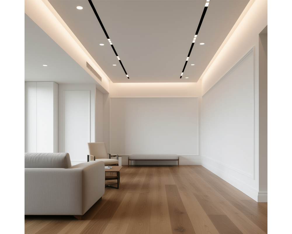 Плинтус из полистирола высокой плотности HI WOOD B140 140мм х 17.5мм х 2,0м.