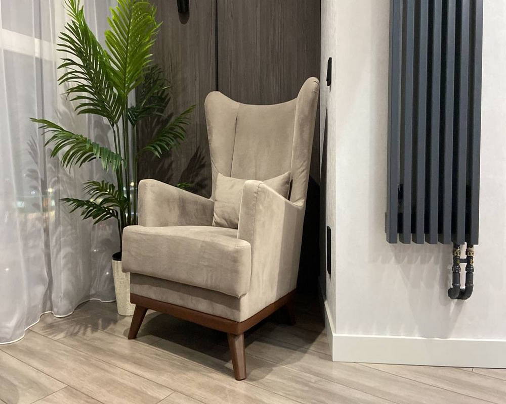 Плинтус из полистирола высокой плотности Волшебная Палочка. Окрашенная. 80мм 2м. RAL 7036