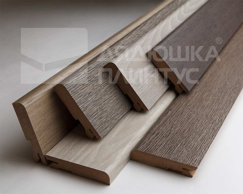 Плинтус МДФ Лука Пл 100-1МДФ.2700.Point line 24034 Черный лофт