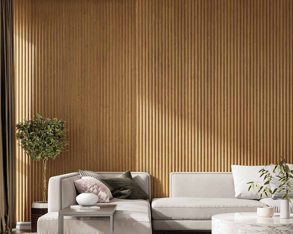 Панель МДФ ACUPAN 61.08.122501.95 трапеция 12х122х2760 мм Эльм натуральный