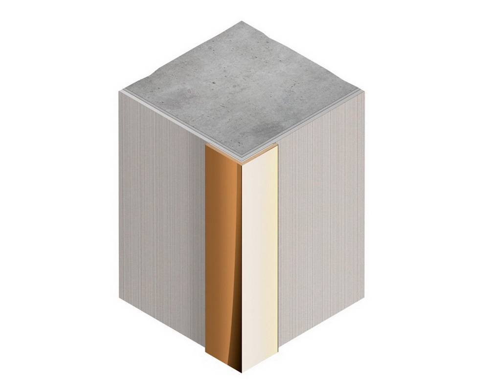 PVL74-03 Угол  латунь Брашированная 20х20мм 2.7м