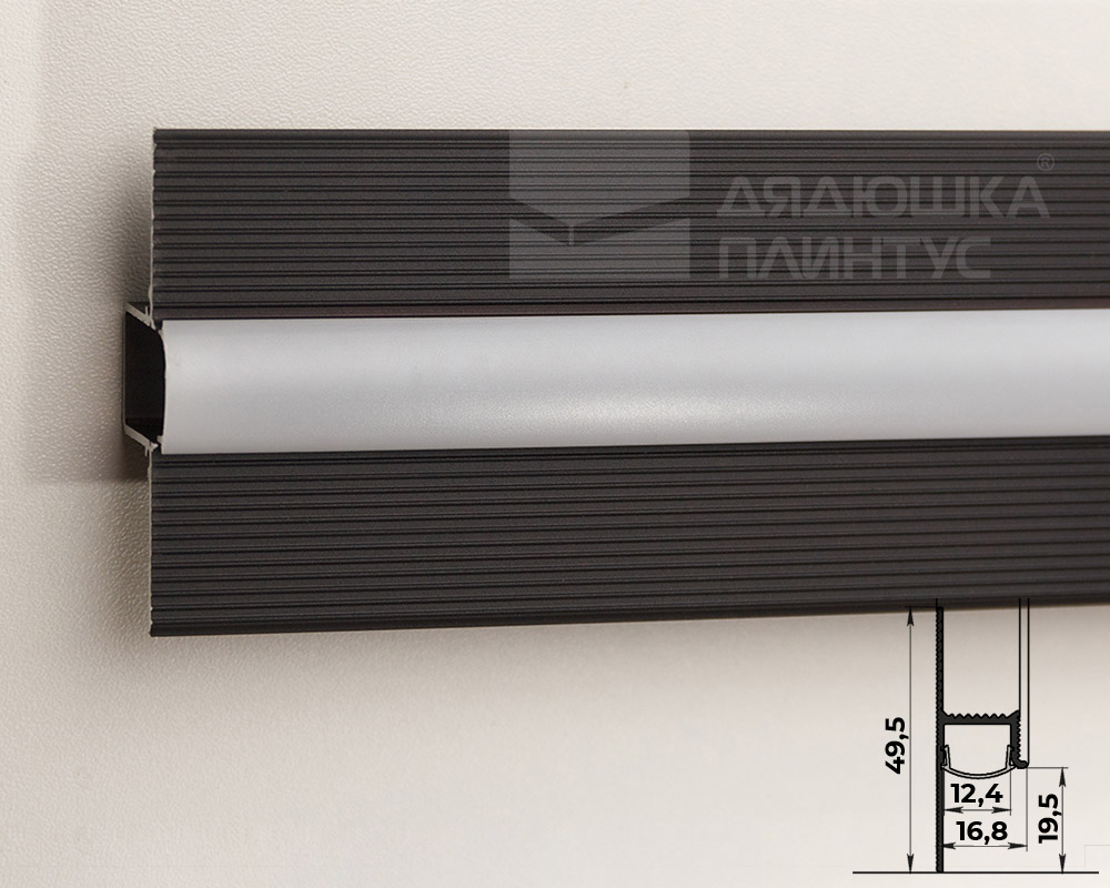 Светорассеивающая вставка Волшебная палочка 12,4 мм 2,0 м Матовая