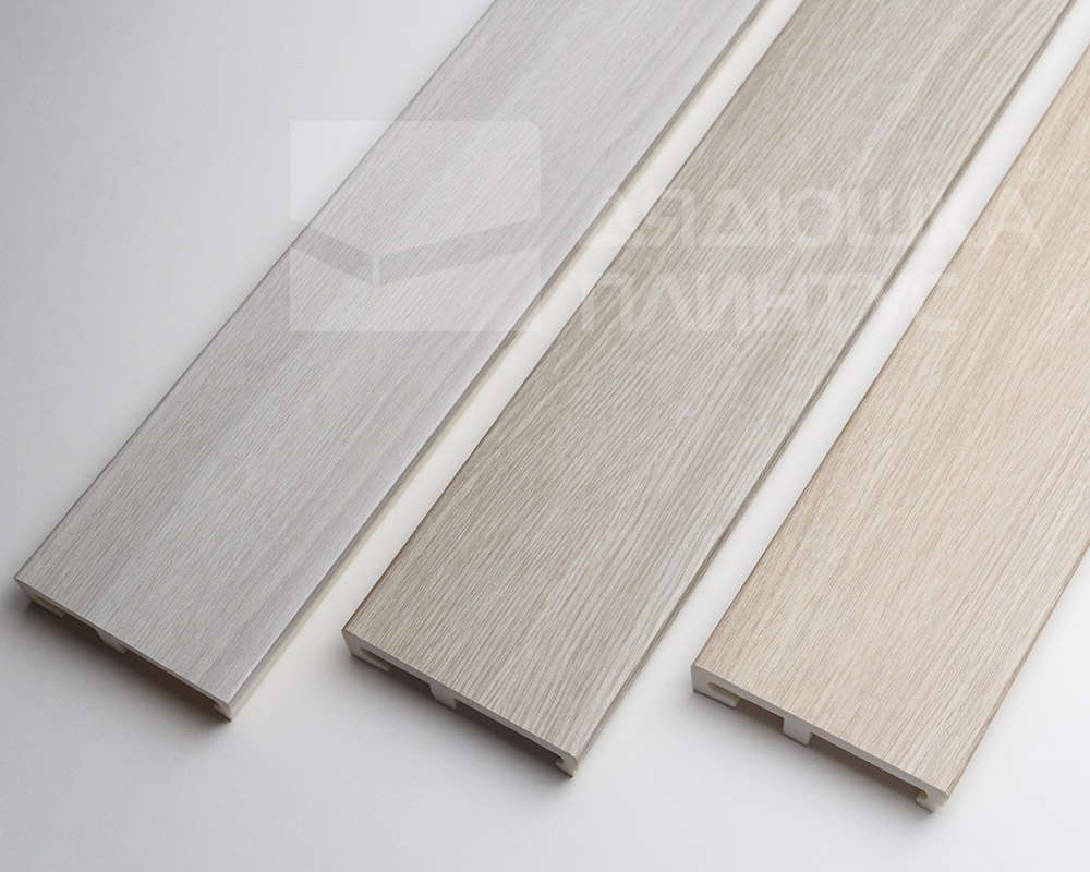 Плинтус напольный Salag Alpha 80 Благородный Дуб  2,4м