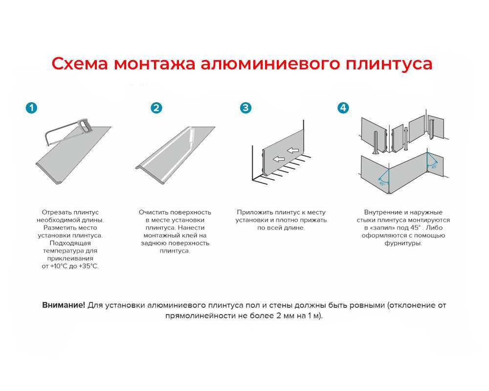 Алюминиевый плинтус AKBD100-SA 2,5м Муар антрацит