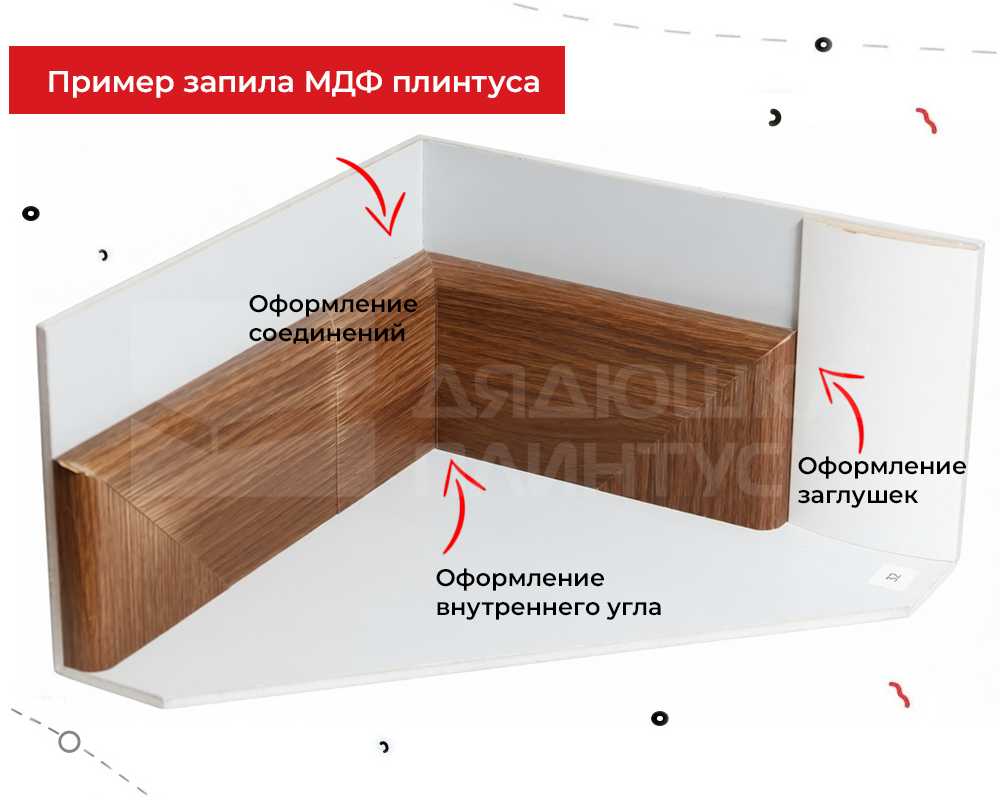 Плинтус МДФ Волшебная палочка. Гарден .218 Дуб греческий