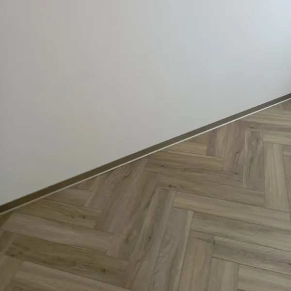 Плинтус алюминиевый Волшебная Палочка 40мм 3,0м Шампань матовая