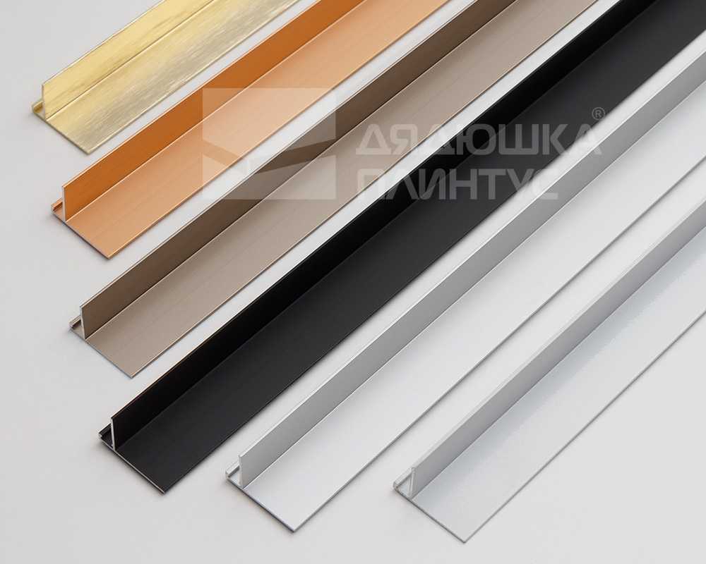 Микроплинтус AL16X5-01 16х6х2000мм Серебро матовое