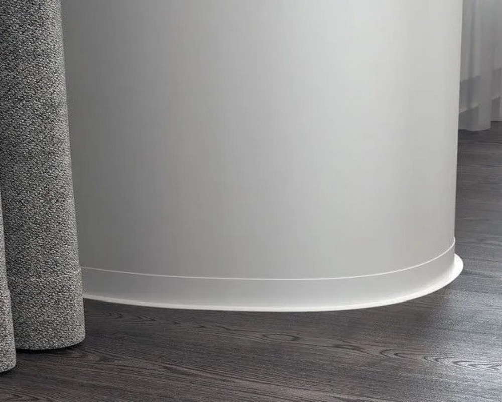 Плинтус эластичный на клеевой основе ПВХ Dollken WLK50 50мм х 15мм 1137 Белый