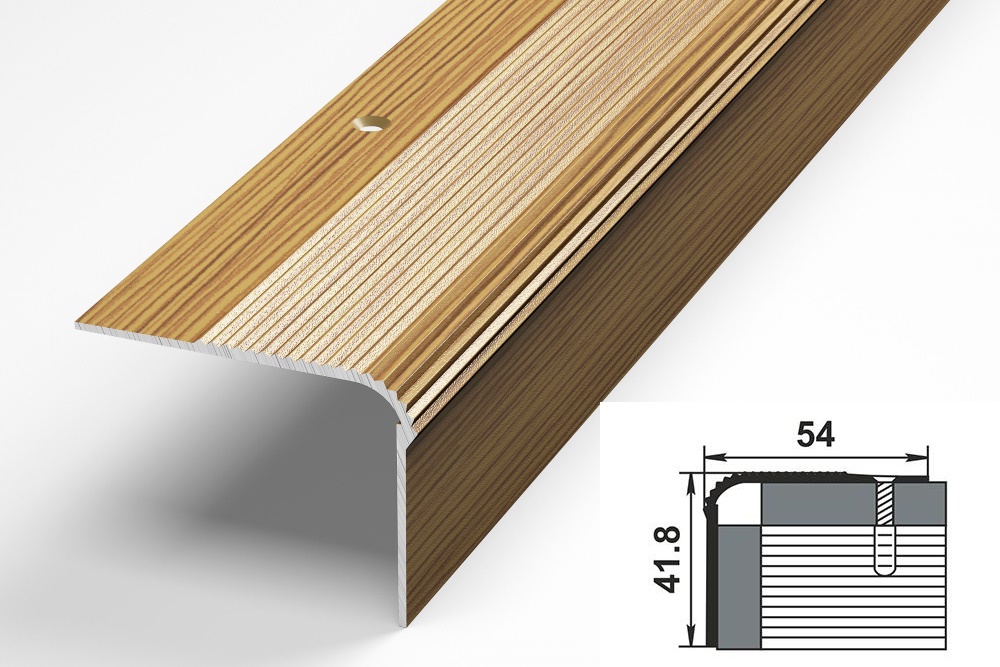 Порог угловой ПУ 02.2700.276 Бамбук