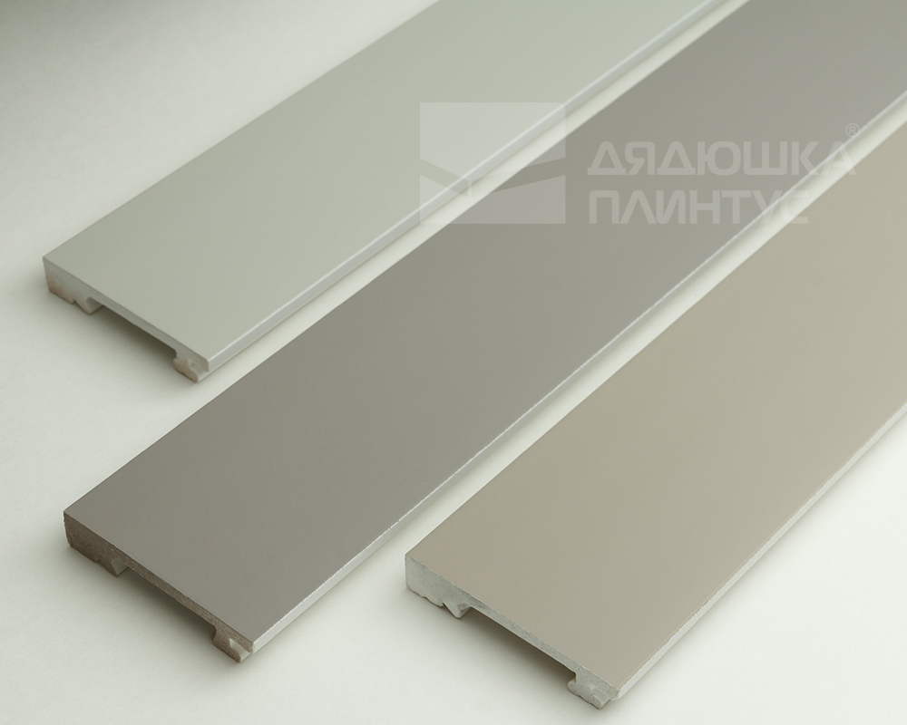 Плинтус из полистирола высокой плотности Волшебная Палочка. Окрашенная. 80мм 2м. NCS 2502-Y