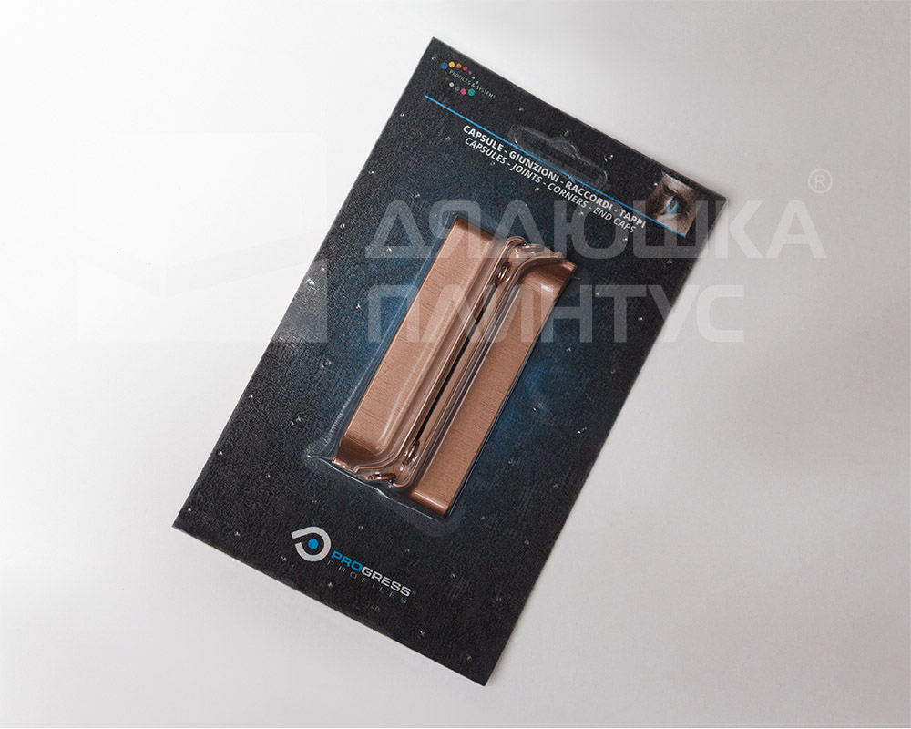 Угол внутренний для плинтуса Крац медь 80 мм RIZCTRS 80/2