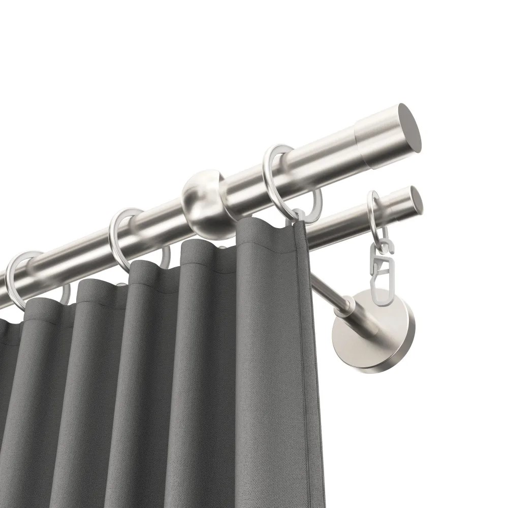 Карниз двухрядный кованый УЮТ d25мм 4,0м Сталь