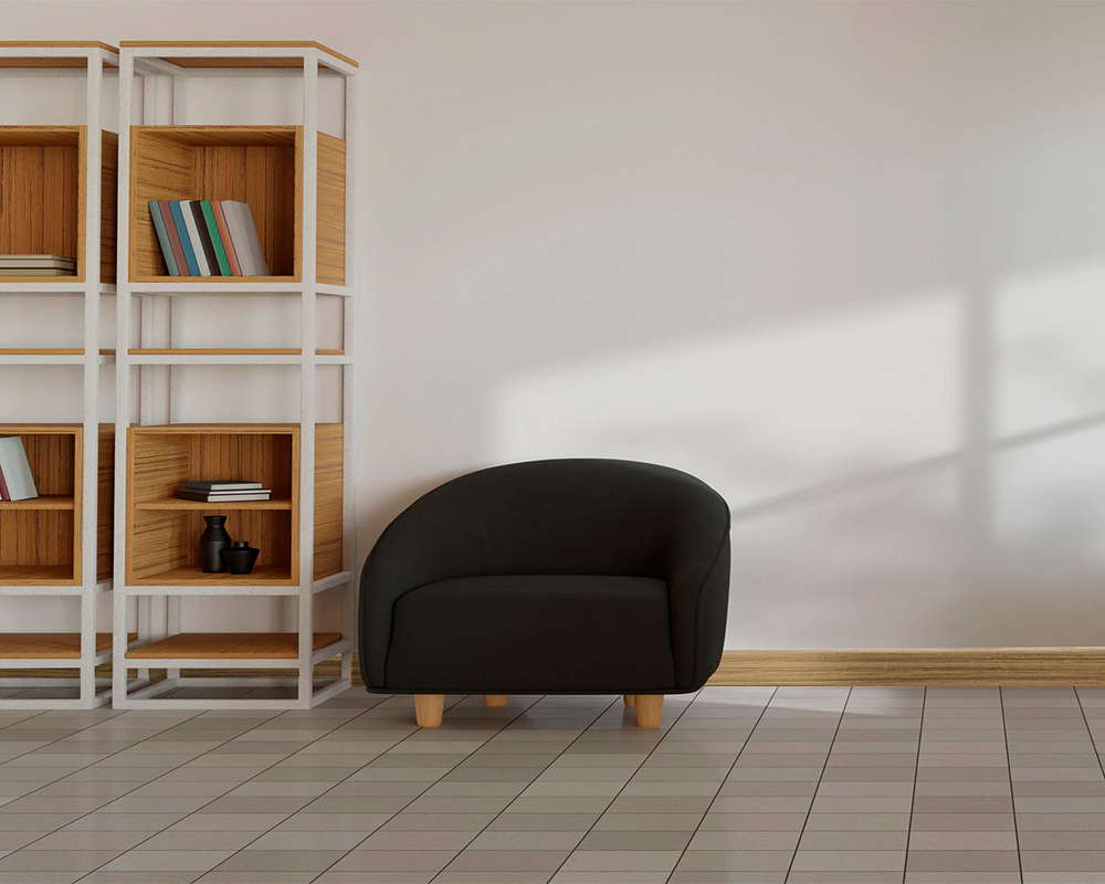 Плинтус ПВХ со съемной панелью Идеал Деконика 85 мм 221 Дуб янтарный