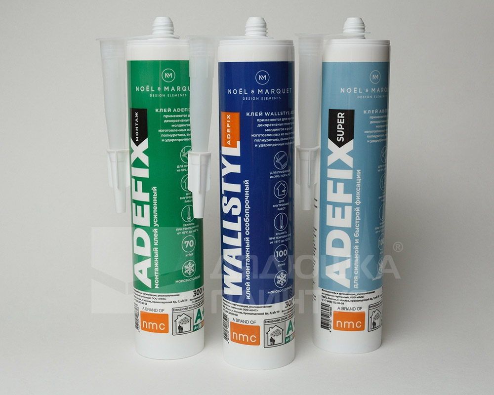 Клей монтажный акриловый белый " Wallstyl Adefix " 300 мл